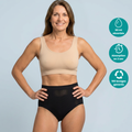 Culotte absorbante lavable taille haute